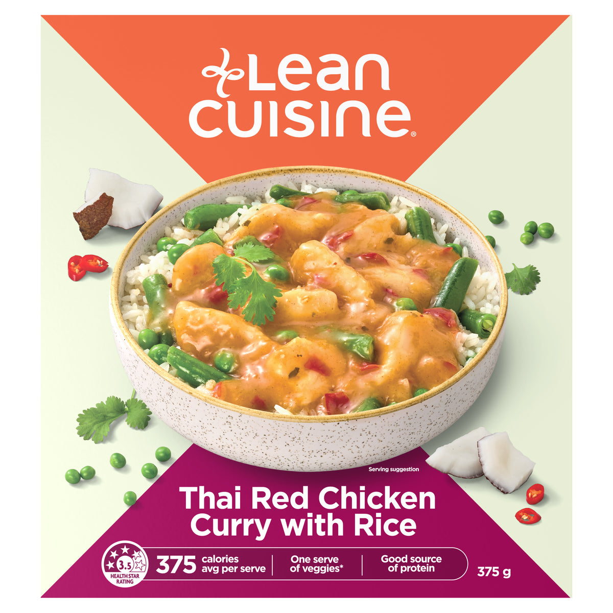 Thai Red Chicken Curry with Rice
